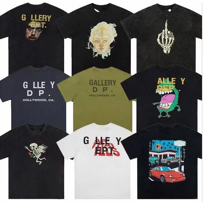Men's T-shirts Galleryes depts Designer Summer Gallary Shirt Alphabet Printed Star Same Round Neck Short Sleeve T-shirt for Men and Women, No brand shirt
Men's T-shirts Galleryes depts Designer Summer Gallary Shirt Alphabet Printed Star Same Round Neck Short Sleeve T-shirt for Men and Women, No brand shirt