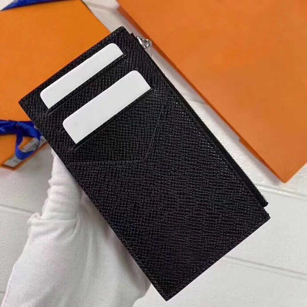 Luxury Designer Card Holder Men Wallets Fashion Zipped Coin Pocket Organiser Coins Cards Holders Women Zipper Slot Case Purse Multiple Zip Wallet Cover Cardholder