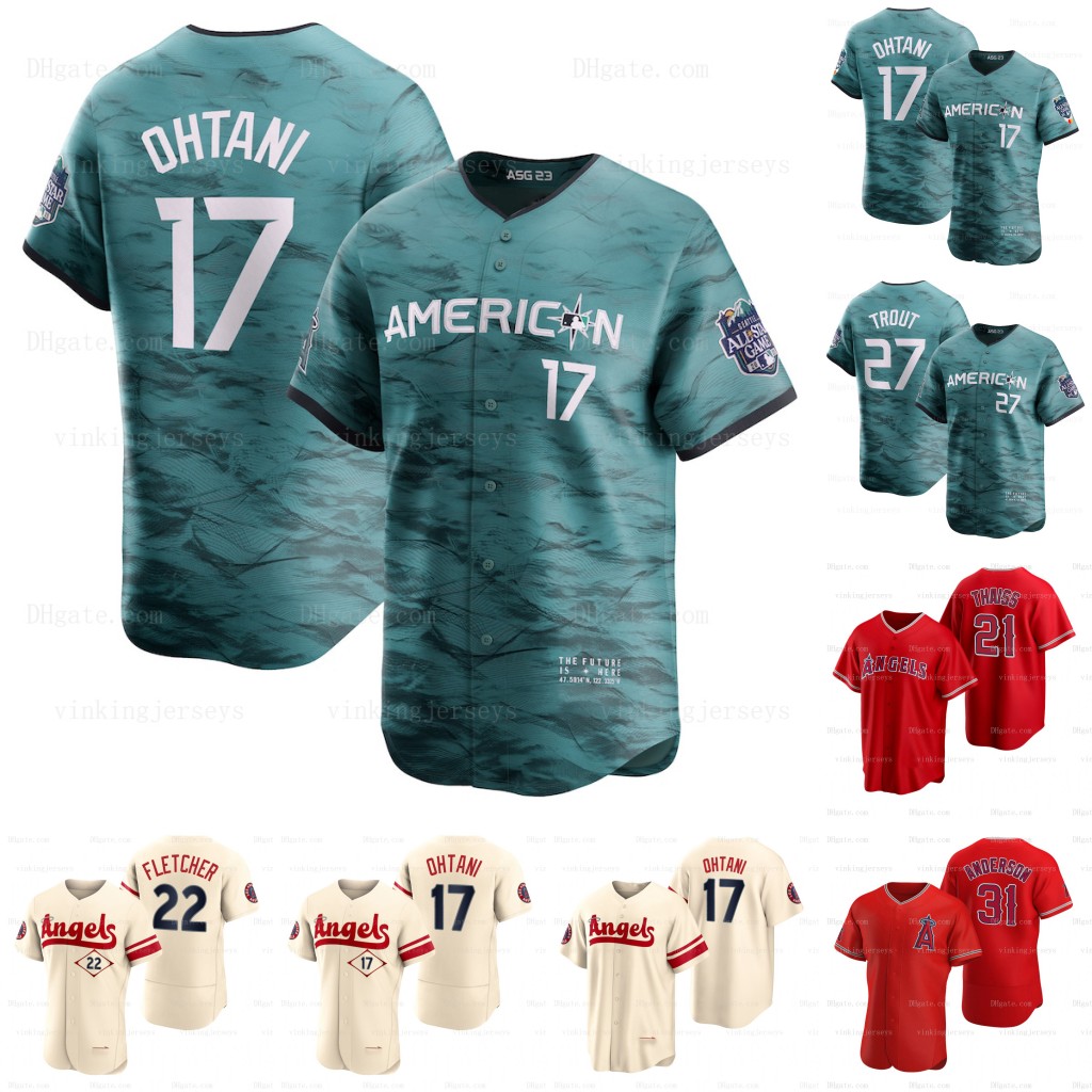 #17 Shohei Ohtani Angels jersey 2023 All-Star Game Jerseys Mike Trout Matt Thaiss Carlos Estevez Jaime Barria Hunter Renfroe Brandon Drury Tim Salmon Taylor Ward Gio, Beige
#17 Shohei Ohtani Angels jersey 2023 All-Star Game Jerseys Mike Trout Matt Thaiss Carlos Estevez Jaime Barria Hunter Renfroe Brandon Drury Tim Salmon Taylor Ward Gio, Beige