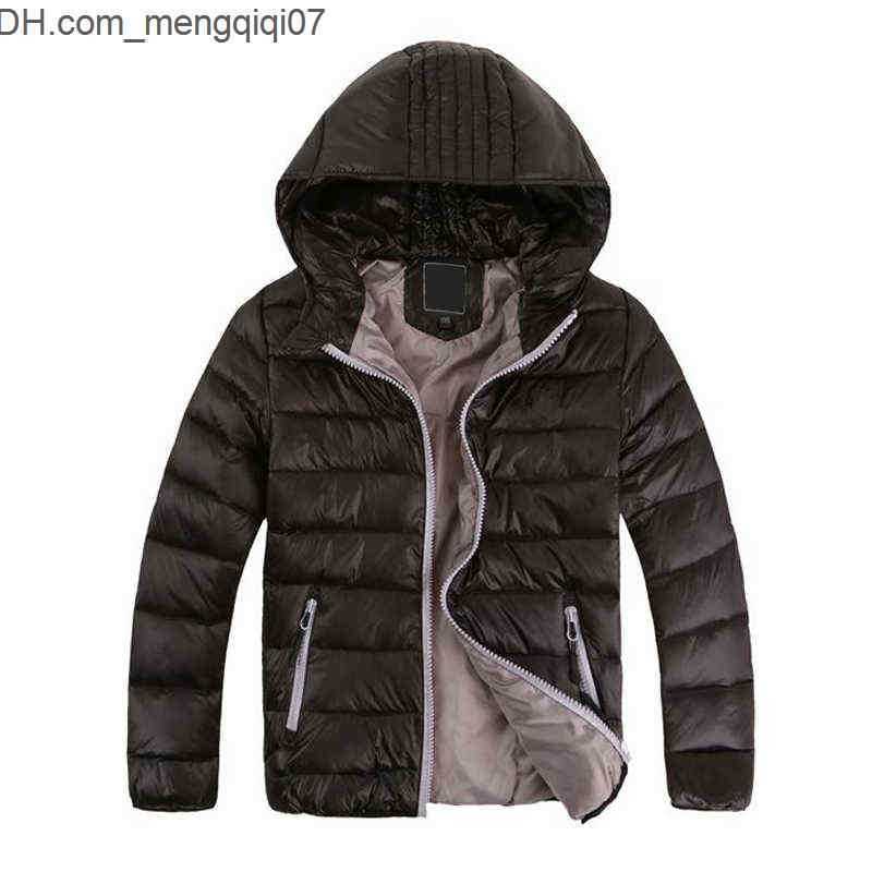 Coat Kids Down Coats for Boys Autumn Hooded Children Jackets For Girls Candy Color Warm 4-12 Years Outerwear Clothes 220110 Z230701