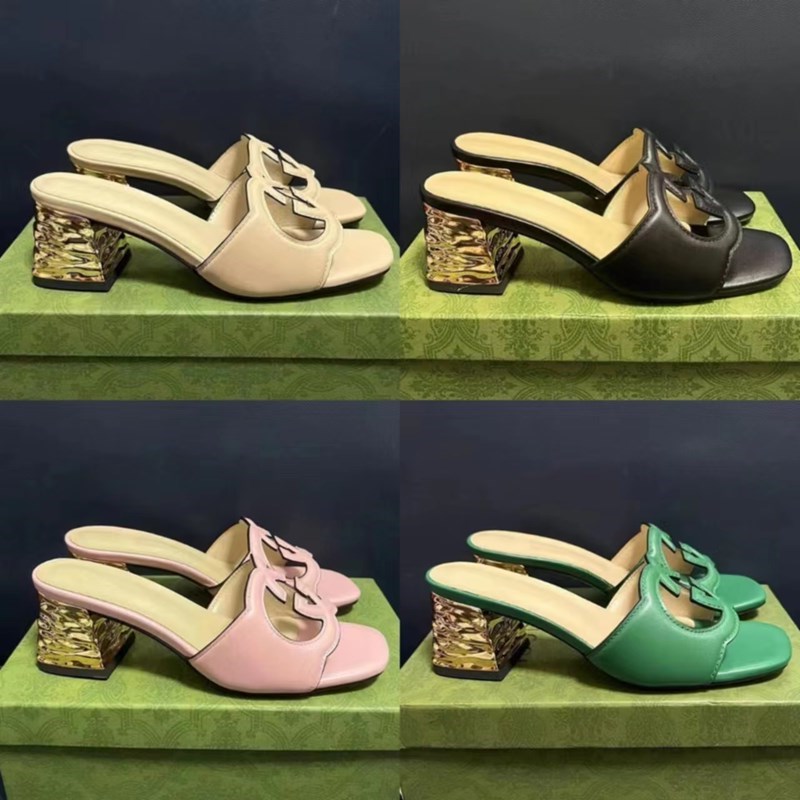 Leather Mid Heel Ladies Slippers Designer Fashion Ladies Flats Ankle Buckle Rubber Sole Mules Summer Beach Sexy Wedding Shoes Sandals 34--42 with box, As pic
Leather Mid Heel Ladies Slippers Designer Fashion Ladies Flats Ankle Buckle Rubber Sole Mules Summer Beach Sexy Wedding Shoes Sandals 34--42 with box, As pic