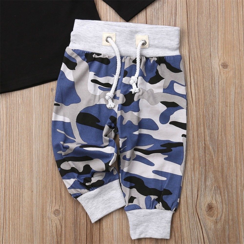 Clothing Sets Pudcoco Autumn Casual 3pcs Baby Boy Clothes Set born Infant Boys Camouflage Top Long Pants Hat Outfits 230630