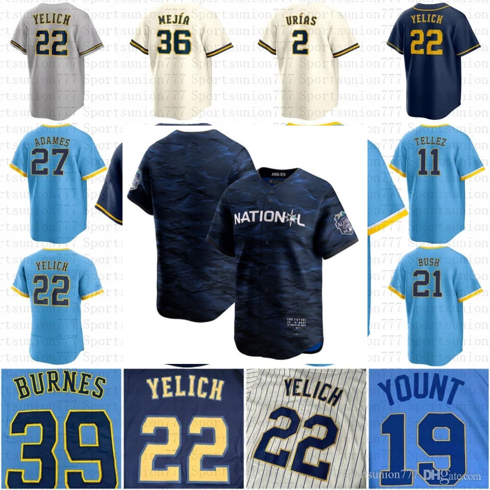 2023 All-Star City Men Women Youth Milwaukee 22 Christian Yelich 28 Joey Wiemer 2 Luis Urias 0 Brice Turang Brewers Baseball Jersey, Color
2023 All-Star City Men Women Youth Milwaukee 22 Christian Yelich 28 Joey Wiemer 2 Luis Urias 0 Brice Turang Brewers Baseball Jersey, Color