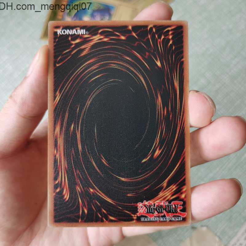 Card Games Yugioh Golden Metal Cards YuGiOh Alloy Collection Card Blue Eyes Dark Magicial Obelisk Slifer Ra Kids Christmas Birthday Gift 220808 Z23070