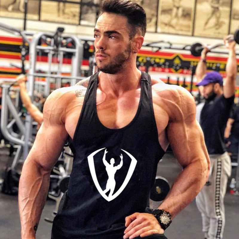 Men's Tank Tops Mens Cotton gyms Bodybuilding Stringer Vest Fitness Shirt men Sleeveless Workout clothing ropa hombre 230630
