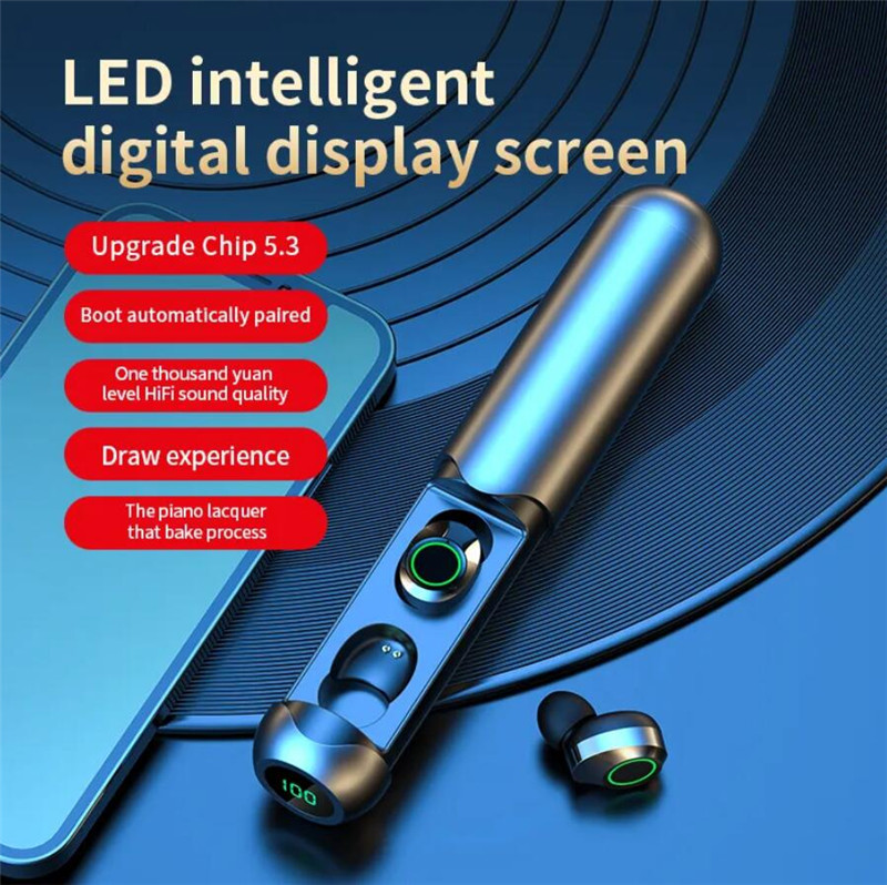 BQ40 TWS Bluetooth Earphones HD Call Noise Reduction Wireless Headphones HiFi Sound Gaming Earbuds For IOS Android Cellphones
