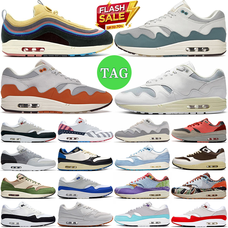 2023 1 87 Running Shoes for Men Women Pattas Night Maroon Black Noise Aqua Saturn Gold Bred Daisy Mens Trainers Outdoor Sports Sneakers Walking Jogging 36-45, #34
2023 1 87 Running Shoes for Men Women Pattas Night Maroon Black Noise Aqua Saturn Gold Bred Daisy Mens Trainers Outdoor Sports Sneakers Walking Jogging 36-45, #34