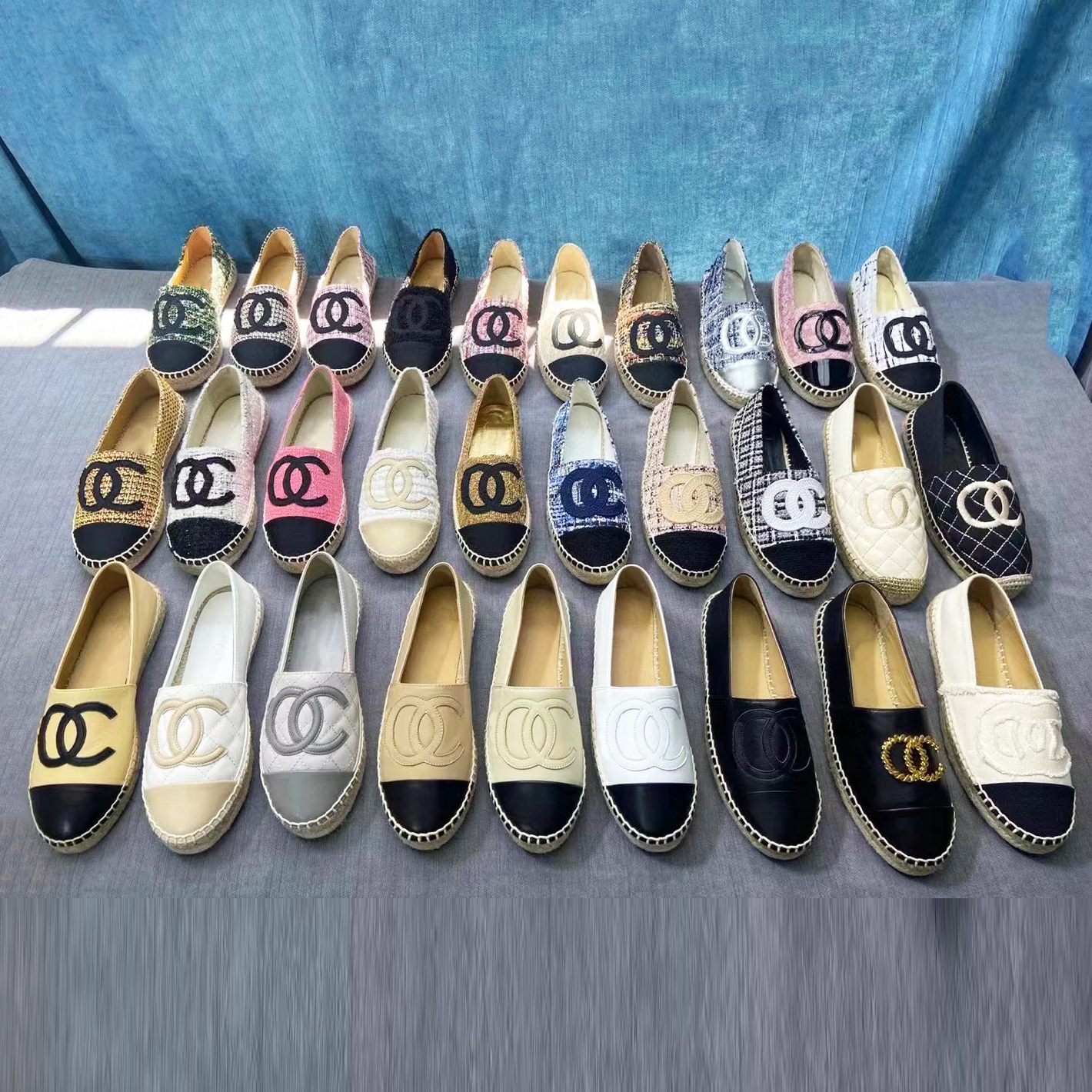 Designers Casual Women Shoes Espadrilles Summer Luxurys ladies flat Beach Half Slippers fashion woman Loafers Fisherman canvas Shoe, #1
Designers Casual Women Shoes Espadrilles Summer Luxurys ladies flat Beach Half Slippers fashion woman Loafers Fisherman canvas Shoe, #1