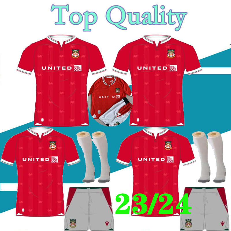 23 24 Wrexham soccer jerseys 2023 2024 S. Boden F. Takyi P. Rutherford S. Wedgbury Daniel Allsopp Billy Ashcroft football shirt MEN KIDS kits full set kit+socks, 23-24 home
23 24 Wrexham soccer jerseys 2023 2024 S. Boden F. Takyi P. Rutherford S. Wedgbury Daniel Allsopp Billy Ashcroft football shirt MEN KIDS kits full set kit+socks, 23-24 home