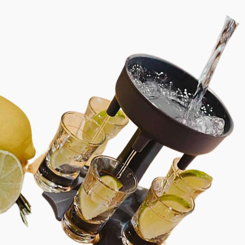 6 S Glass Dispenser Holder Wine Dispenser Carrier Caddy Liquor Dispenser Party Beverage Drinking Games Bar Cocktail Wine Pourer2287959
