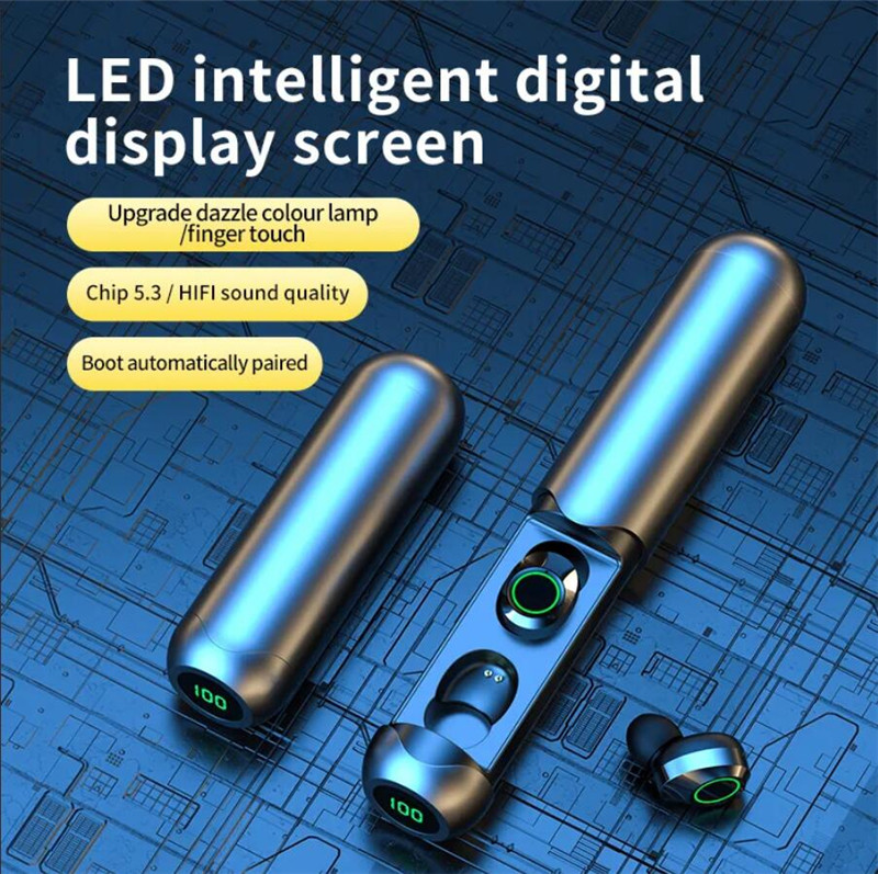 BQ40 TWS Bluetooth Earphones HD Call Noise Reduction Wireless Headphones HiFi Sound Gaming Earbuds For IOS Android Cellphones