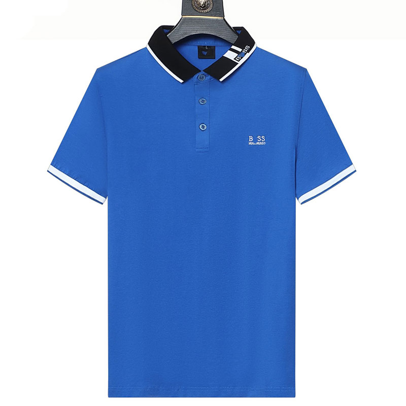 BOSS Fashion Mens POLOS Summer Short Sleeve Letter Printing Casual T-shirt Polo Collar Multi Color Breathable Top, Customize
BOSS Fashion Mens POLOS Summer Short Sleeve Letter Printing Casual T-shirt Polo Collar Multi Color Breathable Top, Customize