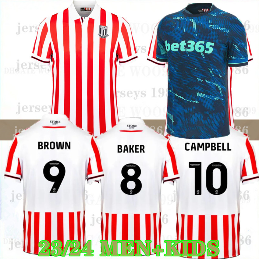 23 24 Stoke City MIKEL CAMPBELL soccer jerseys SMITH FLETCHER POWELL BROWN CLUCAS home 2023 2024 Baker men kids kit Football Shirts Uniforms JERSEY, 2324
23 24 Stoke City MIKEL CAMPBELL soccer jerseys SMITH FLETCHER POWELL BROWN CLUCAS home 2023 2024 Baker men kids kit Football Shirts Uniforms JERSEY, 2324
