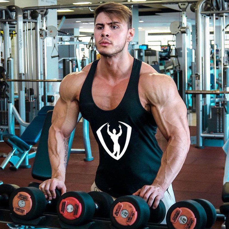 Men's Tank Tops Mens Cotton gyms Bodybuilding Stringer Vest Fitness Shirt men Sleeveless Workout clothing ropa hombre 230630
