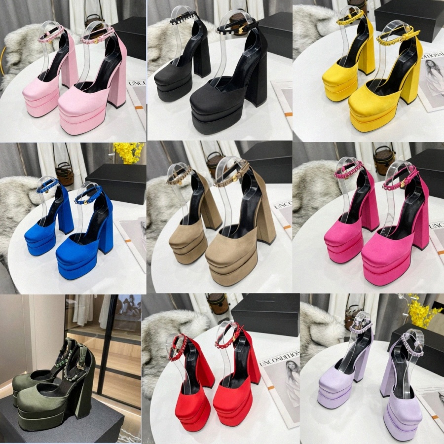 Luxury AEVITAS Sandals Waterproof Platform High Heel Personalized Satin Catwalk Design Platform Thick Heel Double Ankle Strap DecoratedWbLN#, 11
Luxury AEVITAS Sandals Waterproof Platform High Heel Personalized Satin Catwalk Design Platform Thick Heel Double Ankle Strap DecoratedWbLN#, 11