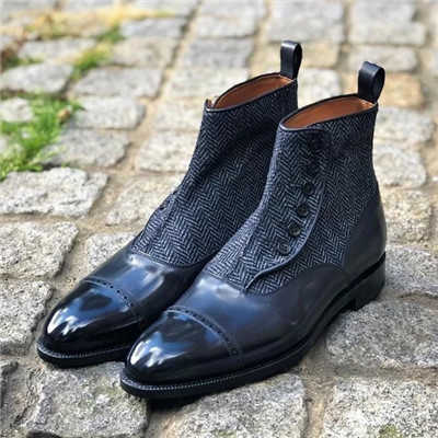 Boots Men Vintage Chelsea Ankle Leather Button High Top Business Formal Male Fashion Classic Work Safety Shoes Black T230701
Boots Men Vintage Chelsea Ankle Leather Button High Top Business Formal Male Fashion Classic Work Safety Shoes Black T230701