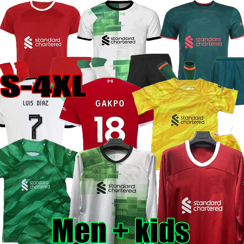 XXXL 4XL 23 24 home soccer jerseys GAKPO DARWIN 2023 2024 LVP long sleeve Luis DIaz Alexander Arnold football kit tops shirts men away A.BECKER green goalkeepe
XXXL 4XL 23 24 home soccer jerseys GAKPO DARWIN 2023 2024 LVP long sleeve Luis DIaz Alexander Arnold football kit tops shirts men away A.BECKER green goalkeepe