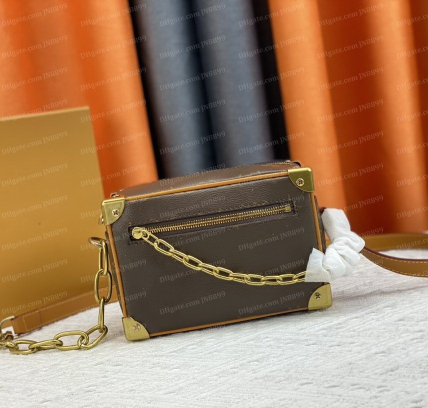 Designer Bag 7A Quality Womens Genuine Leather 18cm Mini Soft Trunk Shoulder Bags Totes Handbag Purse Crossbody Bag Handbags Tote Bag Wallets With Original Box, Brown flower-orange
Designer Bag 7A Quality Womens Genuine Leather 18cm Mini Soft Trunk Shoulder Bags Totes Handbag Purse Crossbody Bag Handbags Tote Bag Wallets With Original Box, Brown flower-orange