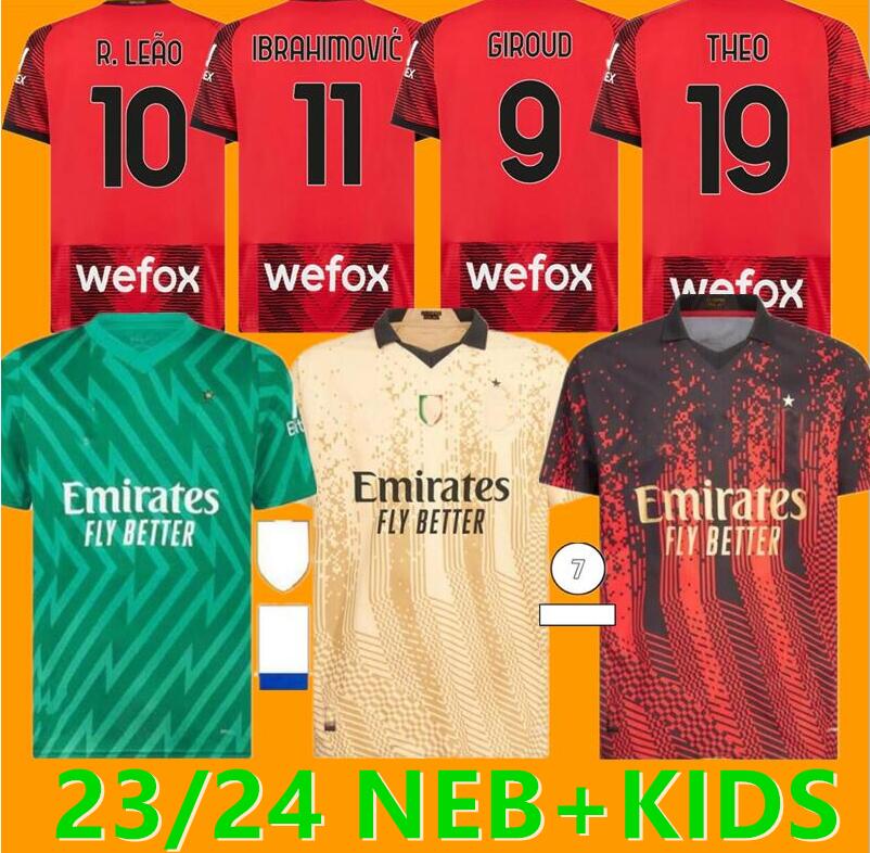 IBRAHIMOVIC 22 23 24 KOCHE soccer jerseys AC MILANS GIROUD DE KETELAERE R. LEAO TONALI THEO DEST football shirt 2023 2024 special fourth 4th men kids kit uniforms
IBRAHIMOVIC 22 23 24 KOCHE soccer jerseys AC MILANS GIROUD DE KETELAERE R. LEAO TONALI THEO DEST football shirt 2023 2024 special fourth 4th men kids kit uniforms