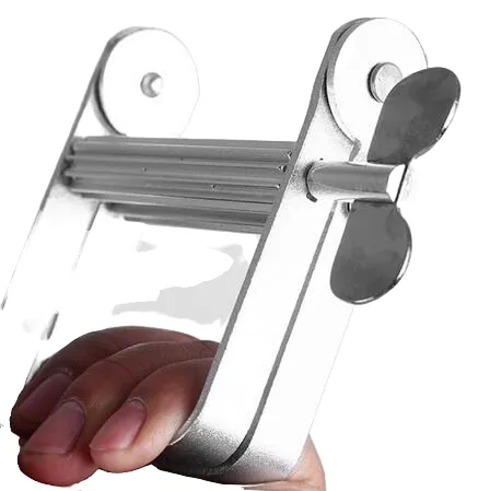 2018 Aluminum Manual Toothpaste Dispenser Tooth Paste Tube Squeezer Bathroom Accessories Hair Dye Tubes Rolling Squeezer Tools4677194