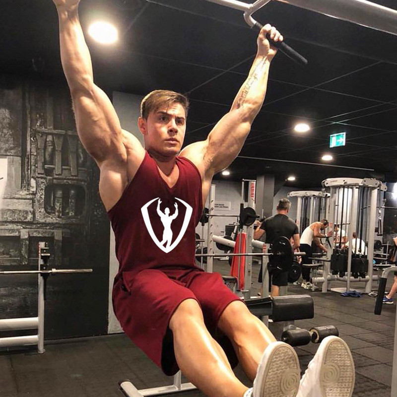 Men's Tank Tops Mens Cotton gyms Bodybuilding Stringer Vest Fitness Shirt men Sleeveless Workout clothing ropa hombre 230630