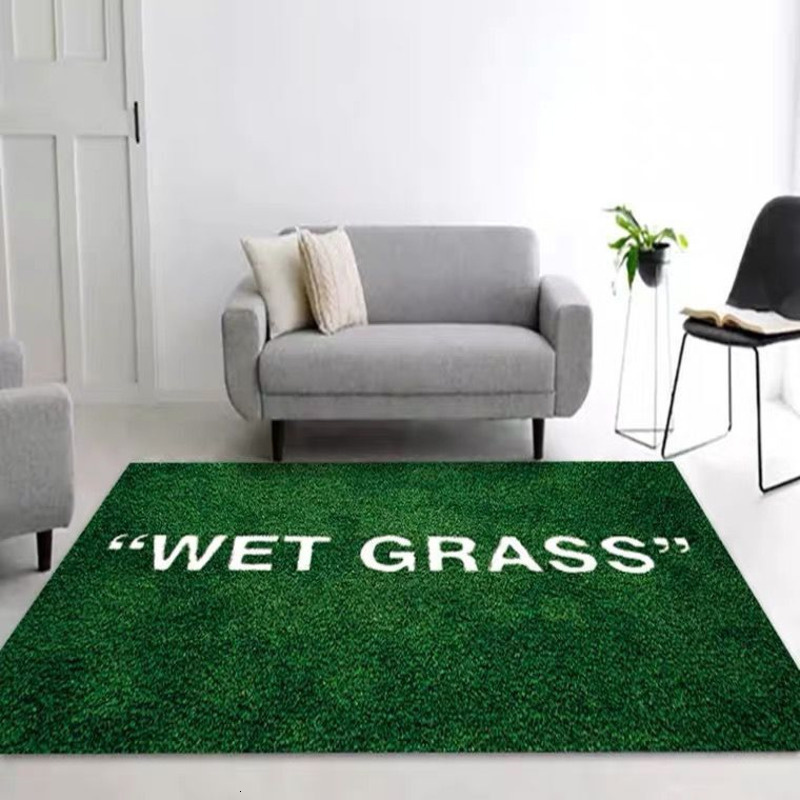 Carpet Wet Grass Carpet Green Area Rug Living Room Floor Mat Bedroom Bedside Bay Window Sofa Rug Home Decor 230630