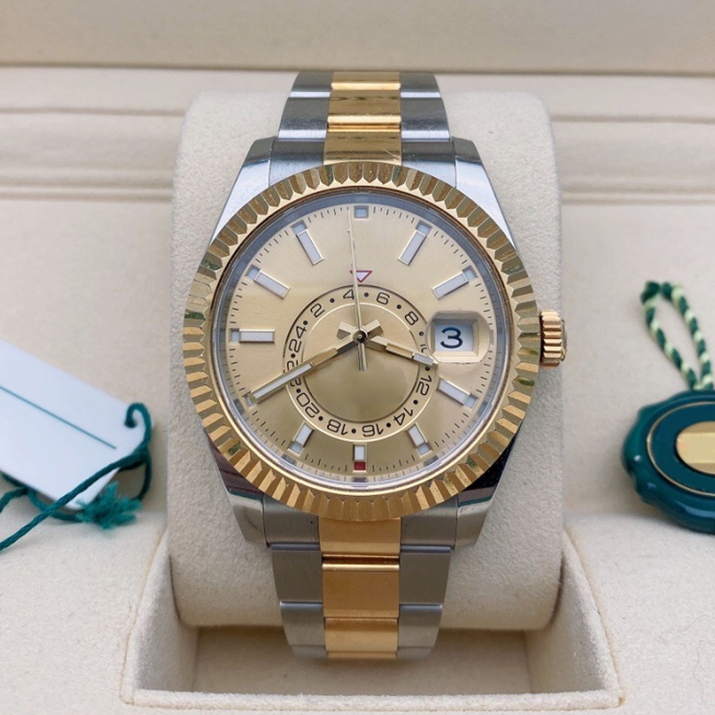 Gold Designer Mens Watch Automatic Internal rotation Movement Small Dial Sapphire caijiamin 42mm Watch Stainless Luxury Wristwatches Montre De Luxe sky Orologio
Gold Designer Mens Watch Automatic Internal rotation Movement Small Dial Sapphire caijiamin 42mm Watch Stainless Luxury Wristwatches Montre De Luxe sky Orologio