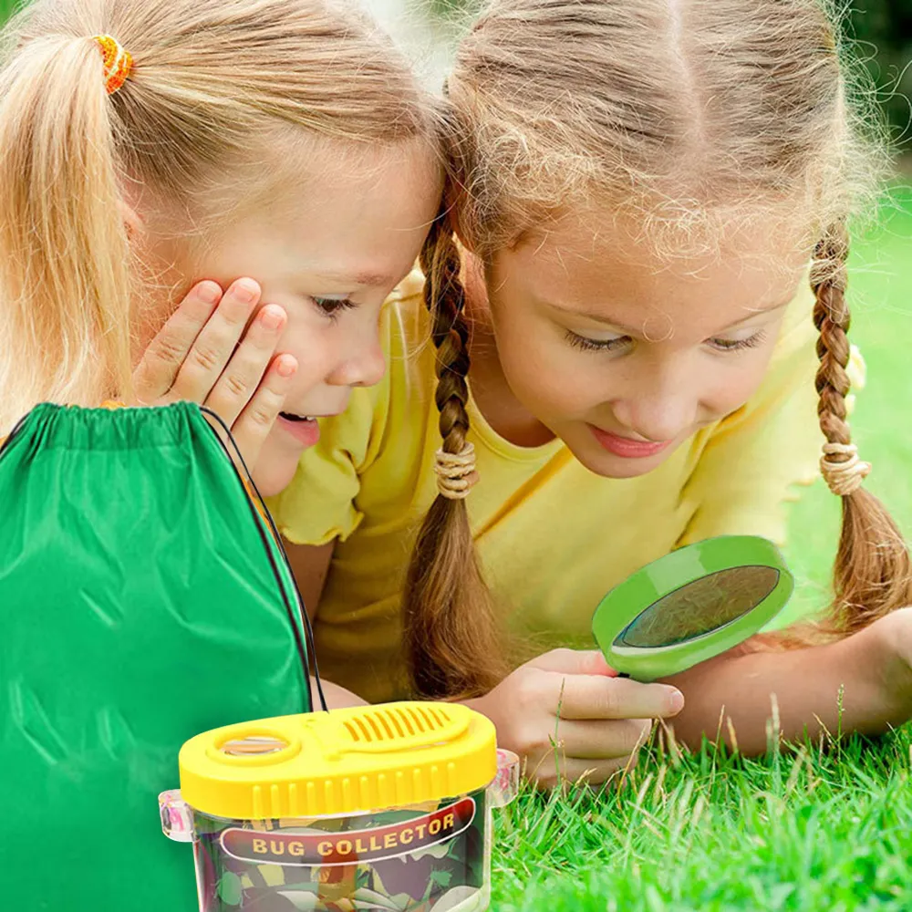 Early Educational Kids Adventure Outdoor Explorer Kit with Safari Vest, Insect Box, Hat Binoculars - Perfect for fun Camping Hiking