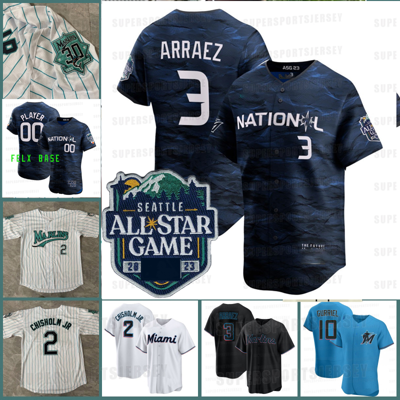 2023 all star game Marlins 1993 Baseball Jersey Miami 3 Luis Arraez 10 Yuli Gurriel Jorge Soler Jean Segura Garrett Cooper Jon Berti Jesus Luzardo Jazz Chisholm Jr., Mens felx base
2023 all star game Marlins 1993 Baseball Jersey Miami 3 Luis Arraez 10 Yuli Gurriel Jorge Soler Jean Segura Garrett Cooper Jon Berti Jesus Luzardo Jazz Chisholm Jr., Mens felx base