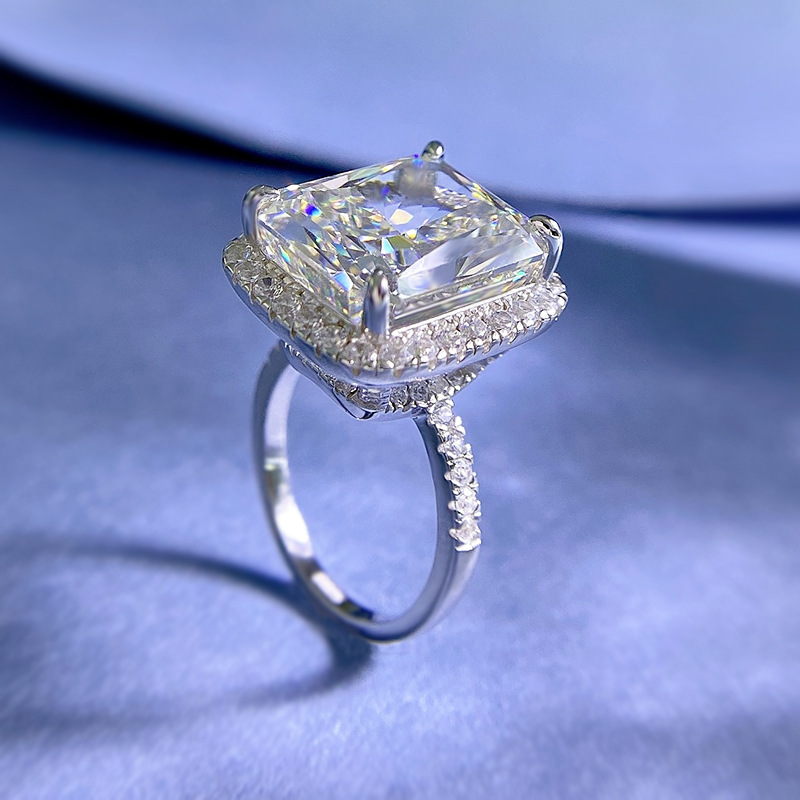 Exquisite 2024 Sparkg Wedding Rings: urious Sterg Sier & Ice-Cut Moissanite