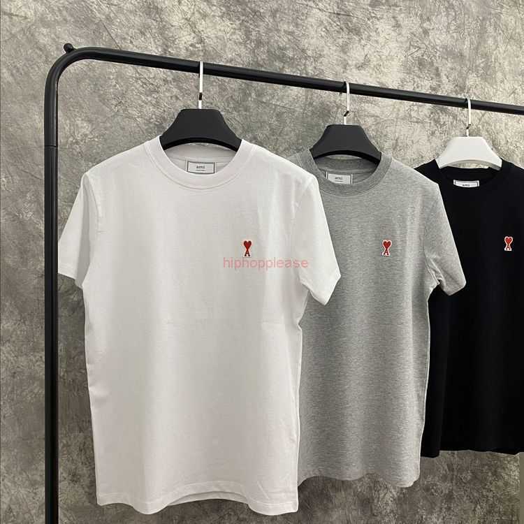 Ami Designer Fashion Clothing Tees Tshirts Ami Little Red Heart T-shirt Short Sleeve Loose Round Neck Solid Color Trend Summer Love T-shirt French Heart A-line Heart, Black heart
Ami Designer Fashion Clothing Tees Tshirts Ami Little Red Heart T-shirt Short Sleeve Loose Round Neck Solid Color Trend Summer Love T-shirt French Heart A-line Heart, Black heart