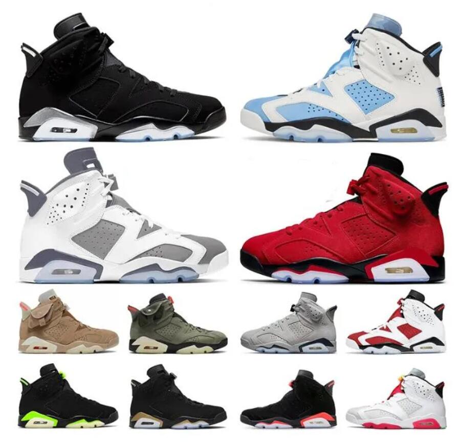 Basketball Shoes Jumpman 6 6s Cool Grey Toro University Blue Red Oreo Georgetown Midnight Navy Cactus Jack Black Infrared UNC men trainers outdoor sports sneakers, 13
Basketball Shoes Jumpman 6 6s Cool Grey Toro University Blue Red Oreo Georgetown Midnight Navy Cactus Jack Black Infrared UNC men trainers outdoor sports sneakers, 13