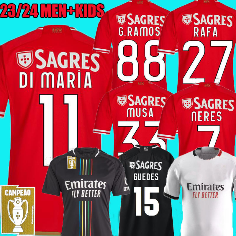 23/24 DI MARIA Benfica Soccer Jerseys Kid Kit 2023 2024 Home Camisa CHAMPIONS Football Shirt Player Version G.RAMOS NERES AURSNES RAFA MUSA OTAMENDI Grimaldo J. Mario, Home ucl
23/24 DI MARIA Benfica Soccer Jerseys Kid Kit 2023 2024 Home Camisa CHAMPIONS Football Shirt Player Version G.RAMOS NERES AURSNES RAFA MUSA OTAMENDI Grimaldo J. Mario, Home ucl