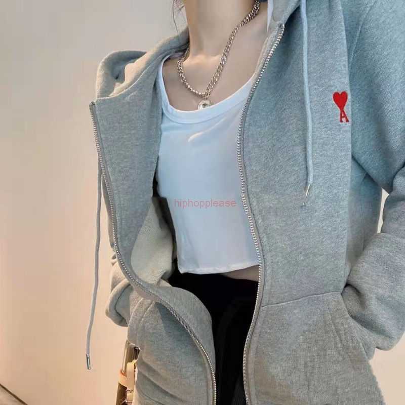 Ami Designer Fashion Clothing Men' Sweatshirts Correctly Verified Ami2021 Autumn/winter New a Embroidered Little Love Loose Couple Zipper Hooded Cardigan Coat, Shipping fee
Ami Designer Fashion Clothing Men' Sweatshirts Correctly Verified Ami2021 Autumn/winter New a Embroidered Little Love Loose Couple Zipper Hooded Cardigan Coat, Shipping fee