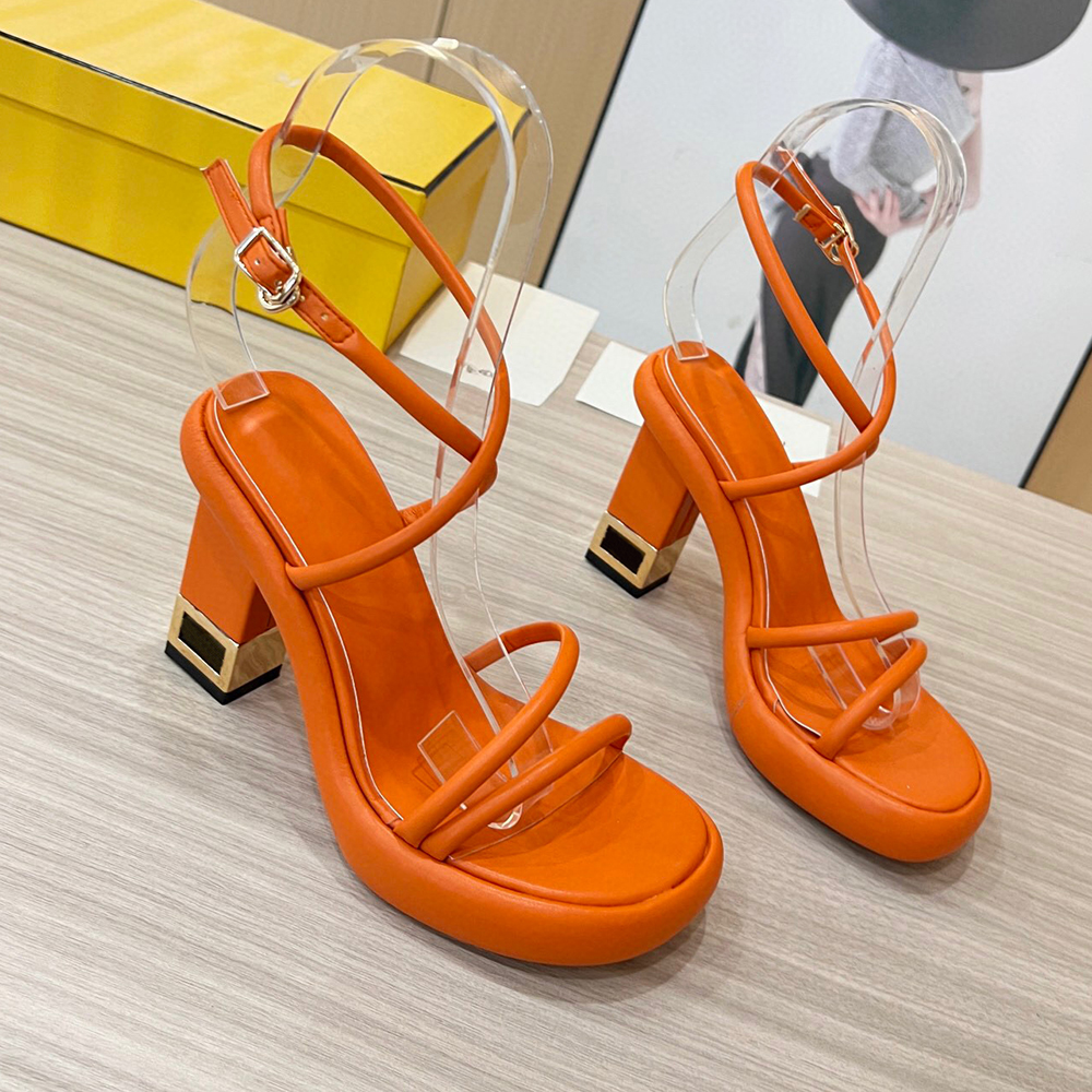 chunky Heels sandals sculpted high-heeled sandals high heels open toes thin Double Twisted bands Ankle-strap lambskin leather sandal 9cm women luxury designer shoes, Orange
chunky Heels sandals sculpted high-heeled sandals high heels open toes thin Double Twisted bands Ankle-strap lambskin leather sandal 9cm women luxury designer shoes, Orange