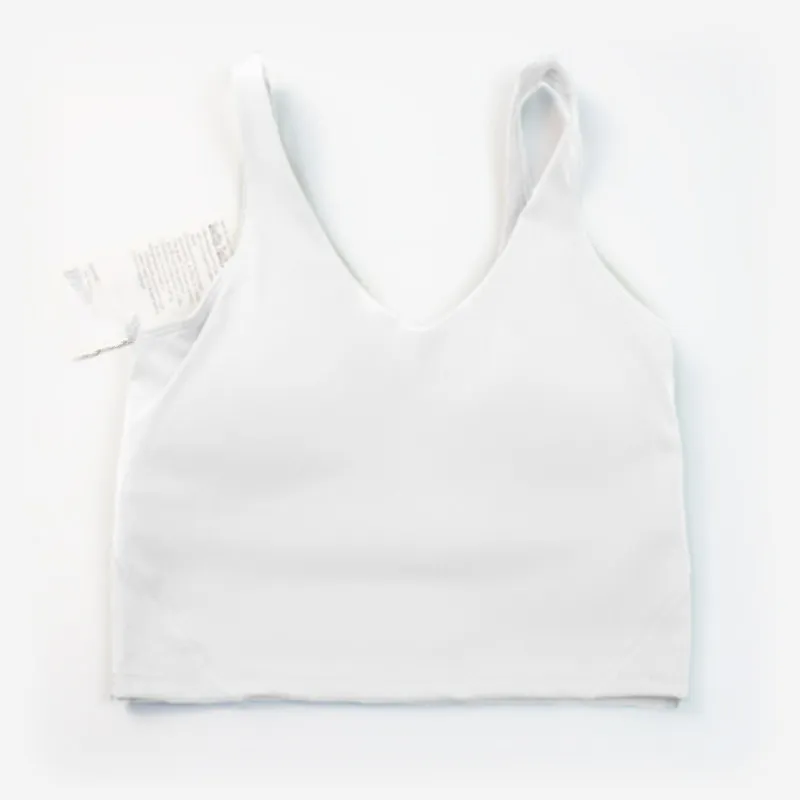 align tank top u gym clothes yoga outfit quick dry women casual running nude tight sports bra fiess vest sport underwear