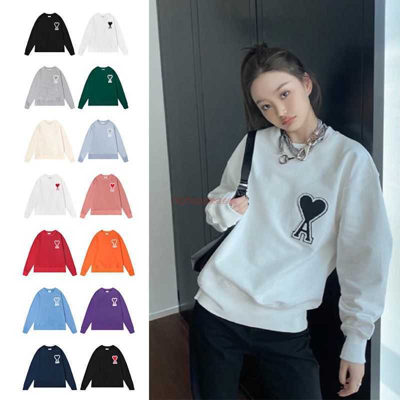 Ami Designer Fashion Clothing Mens Sweatshirts Ami Love Embroidery Sweater 2021 Autumn Winter New Loose Versatile Big Red Peach Heart Round Neck Pullover Hoodie for, Shipping fee
Ami Designer Fashion Clothing Mens Sweatshirts Ami Love Embroidery Sweater 2021 Autumn Winter New Loose Versatile Big Red Peach Heart Round Neck Pullover Hoodie for, Shipping fee