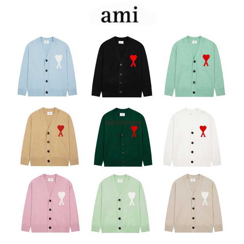 Ami Designer Fashion Clothing Sweaters 2022 New Ami Love Embroidery Cardigan V-neck Sweater for Men Women Loose Versatile Slouchy Wool Knitted Jacket, Shipping fee
Ami Designer Fashion Clothing Sweaters 2022 New Ami Love Embroidery Cardigan V-neck Sweater for Men Women Loose Versatile Slouchy Wool Knitted Jacket, Shipping fee