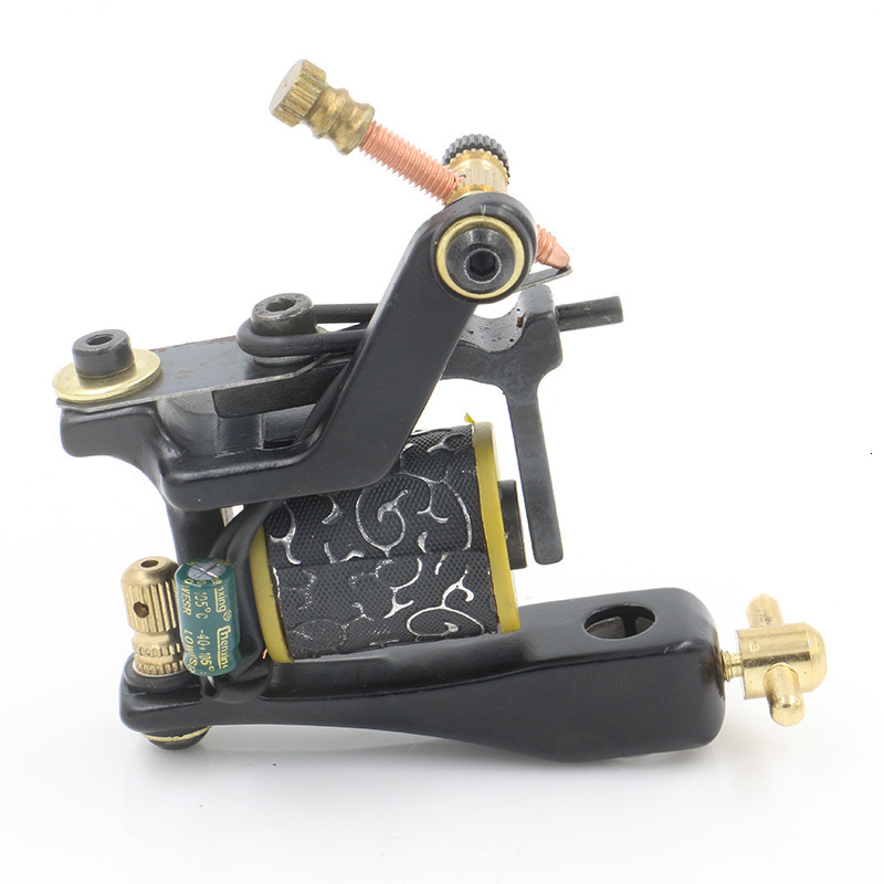 Tattoo Machine 1Piece Skull Rotary Liner Shader Electric body art 230701