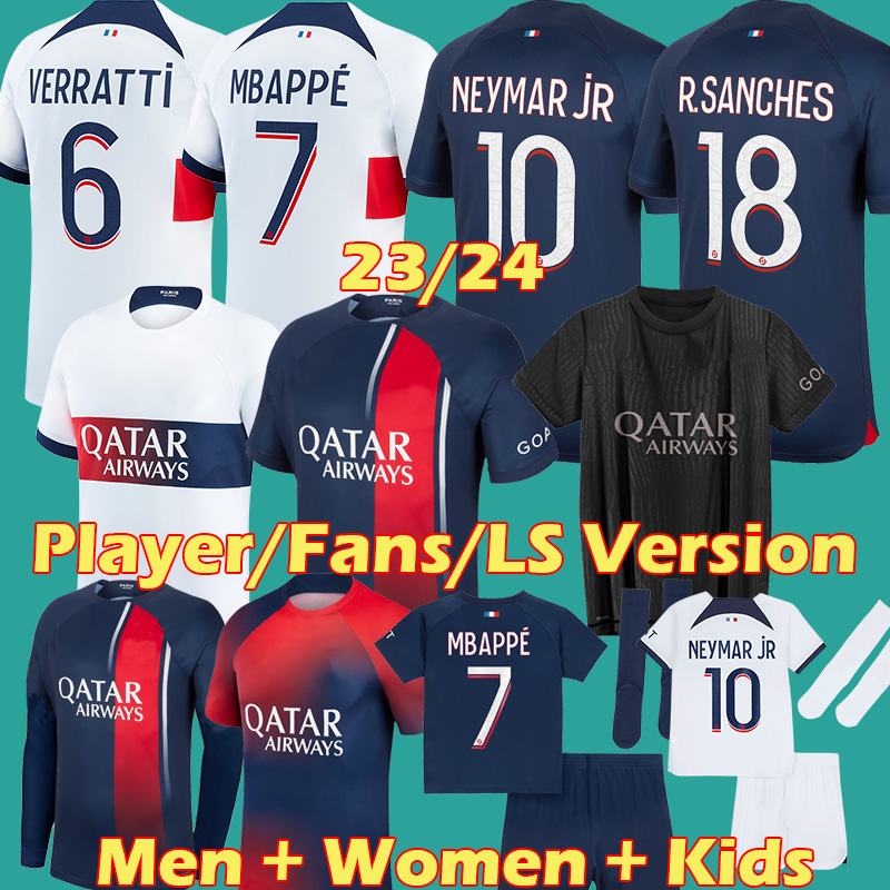 MBAPPE maillot 2023 2024 soccer Jerseys HAKIMI SERGIO RAMOS PsGs Player MARQUINHOS New Away KIMPEMBE black Long Sleeve 23 24 Women maillot de foot Kids full sets, Away league
MBAPPE maillot 2023 2024 soccer Jerseys HAKIMI SERGIO RAMOS PsGs Player MARQUINHOS New Away KIMPEMBE black Long Sleeve 23 24 Women maillot de foot Kids full sets, Away league