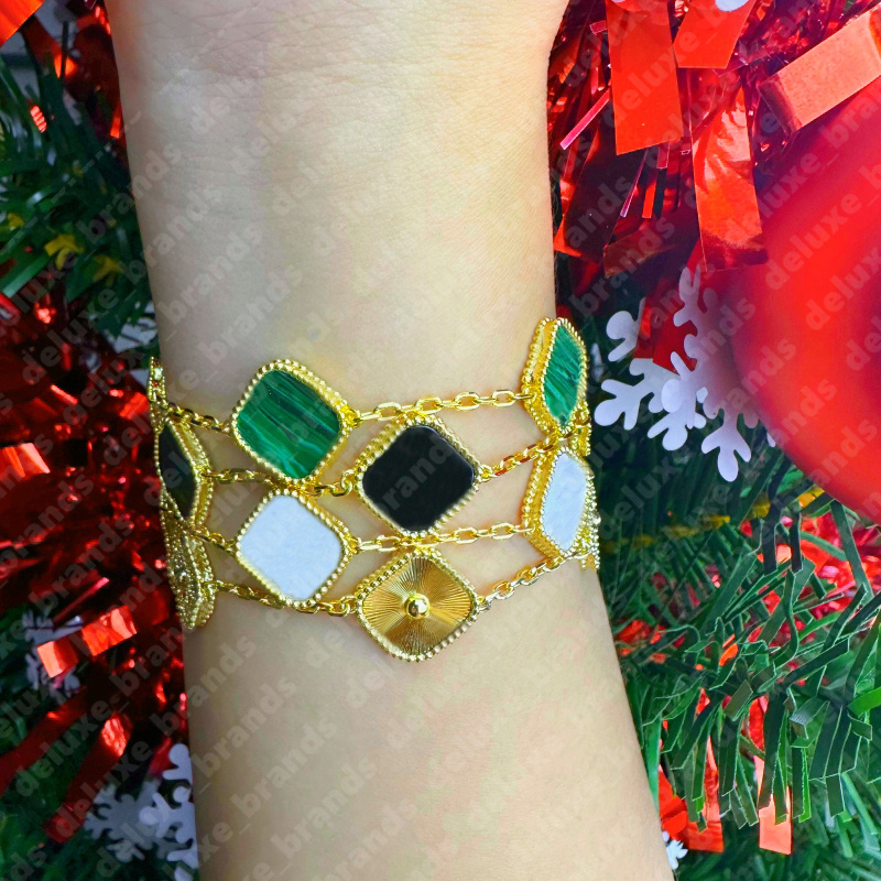 Luxury Classic 4/Four Leaf Clover Lucky Charm Bracelets 18K Gold Agate Shell Mother-of-Pearl for Women and Girl Wedding Mother' Day Jewelry Women Gifts
Luxury Classic 4/Four Leaf Clover Lucky Charm Bracelets 18K Gold Agate Shell Mother-of-Pearl for Women and Girl Wedding Mother' Day Jewelry Women Gifts