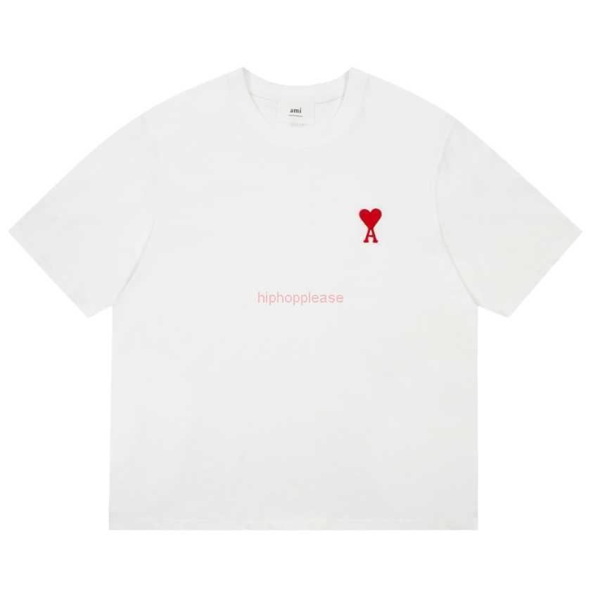 Ami Designer Fashion Clothing Tees Tshirts 2023 Springsummer New Ami Mens Womens Love Red Heart Same Loose Print Versatile Round Neck Embroidered Short Sleeve Tshir, White
Ami Designer Fashion Clothing Tees Tshirts 2023 Springsummer New Ami Mens Womens Love Red Heart Same Loose Print Versatile Round Neck Embroidered Short Sleeve Tshir, White