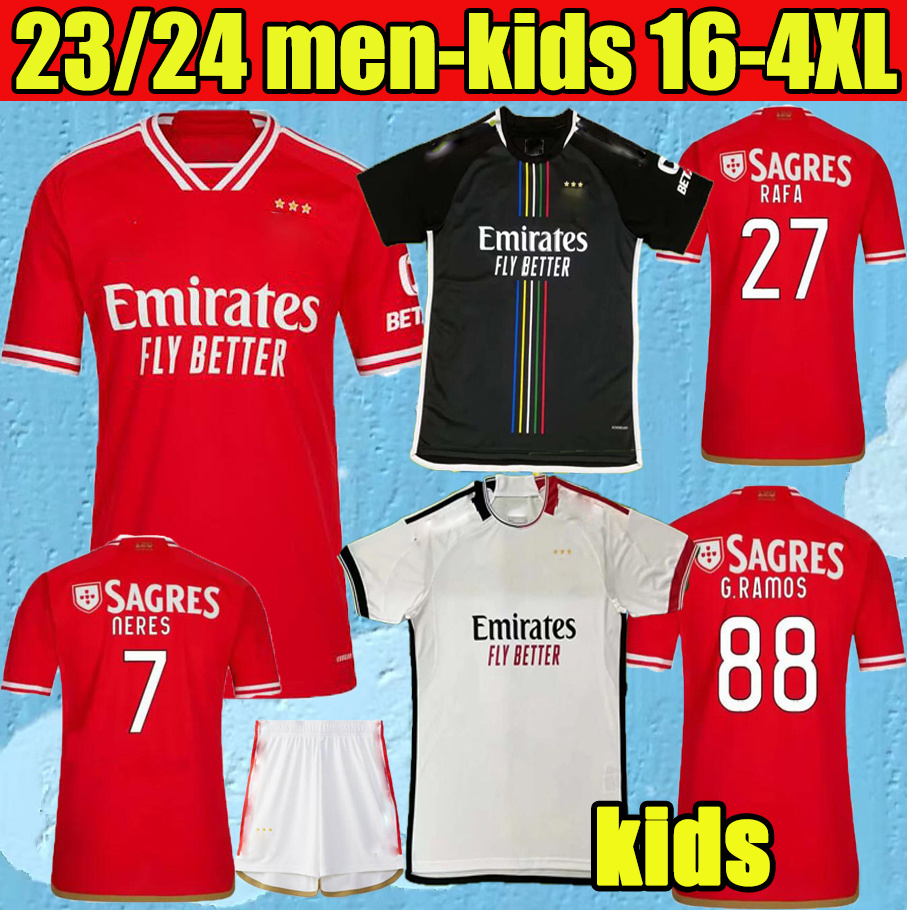 23 24 Fans Player version Benfica soccer jerseys SEFEROVIC WALDSCHMIDT PIZZI RAFA G.RAMOS 2023 2024 Home Away Men kids kit Football shirts OTAMENDI Kokcu Di Maria
23 24 Fans Player version Benfica soccer jerseys SEFEROVIC WALDSCHMIDT PIZZI RAFA G.RAMOS 2023 2024 Home Away Men kids kit Football shirts OTAMENDI Kokcu Di Maria