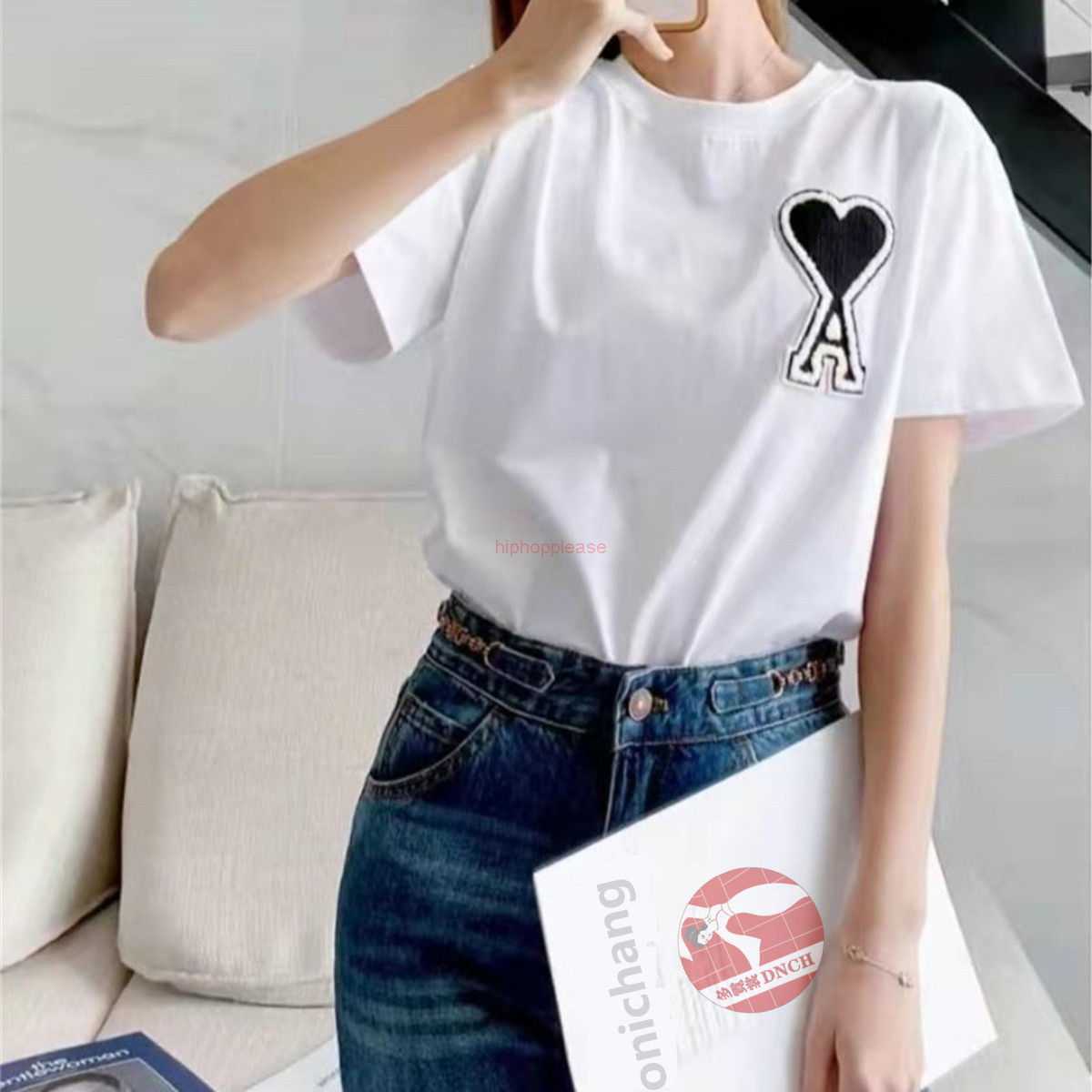 Ami Designer Fashion Clothing Tees Tshirts 100 Cotton Short Sleeve Womens Tshirt Ami Towel Embroidery Solid Color Round Neck French Sweet Spicy Half Sleeve Unisex Fa, White (red label) beautiful and pure
Ami Designer Fashion Clothing Tees Tshirts 100 Cotton Short Sleeve Womens Tshirt Ami Towel Embroidery Solid Color Round Neck French Sweet Spicy Half Sleeve Unisex Fa, White (red label) beautiful and pure