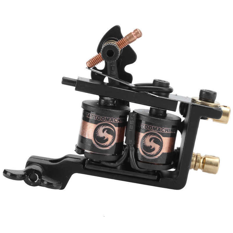 Tattoo Machine Professional Alloy Coil Tattoo Machine Portable Strong Motor Liner Shader Tattoo Machine Permanent Makeup Tattoo Accessories 230701