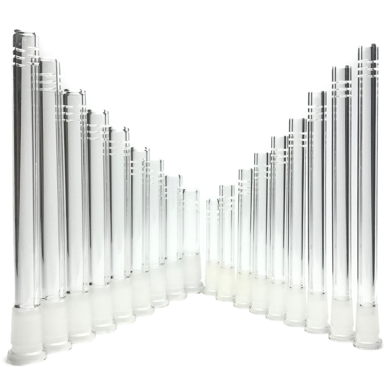 Glass Bong Downstem Insert with 2 Inch to 6 Inch 14mm Male to 10mm Female 18mm Male to 14mm Female Diffuser Down Stem Smoking DIY Accessories