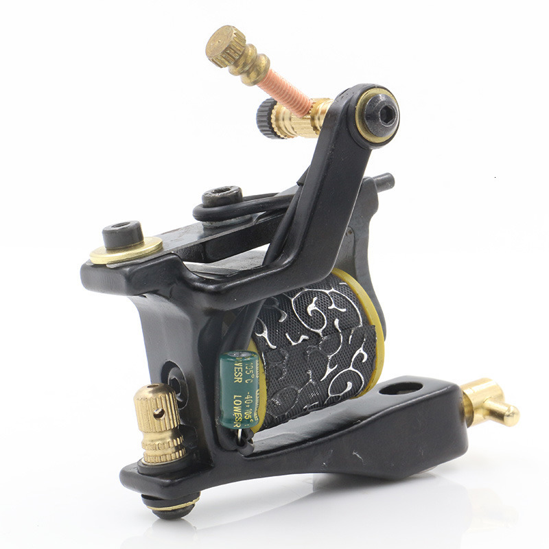 Tattoo Machine 1Piece Skull Rotary Liner Shader Electric body art 230701