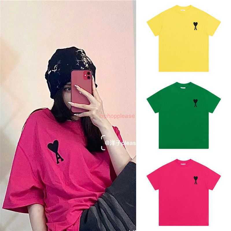 Ami Designer Fashion Clothing Tees Tshirts Correct Ami Candy Color Love a Letter Embroidery Short Sleeve Unisex Casual Loose Half Sleeve Couple T-shirt, 8808 # rose
Ami Designer Fashion Clothing Tees Tshirts Correct Ami Candy Color Love a Letter Embroidery Short Sleeve Unisex Casual Loose Half Sleeve Couple T-shirt, 8808 # rose