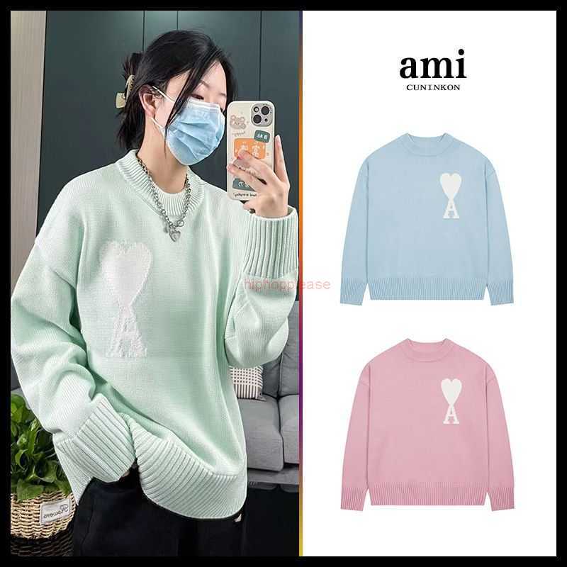 Ami Designer Fashion Clothing Sweaters the Correct Version of Ami Love 2022ss Classic Embroidery Big Love Couple' Autumn Winter New Round Neck Loose Sweater, Shipping fee
Ami Designer Fashion Clothing Sweaters the Correct Version of Ami Love 2022ss Classic Embroidery Big Love Couple' Autumn Winter New Round Neck Loose Sweater, Shipping fee