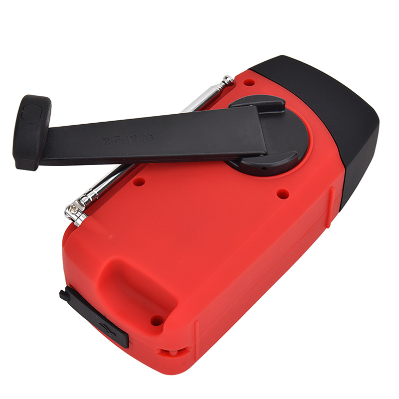 AM/FM/WB Solar Radio Emergency Solar Hand Crank Powerful 3 LED Flashlight Electric Torch Dynamo Bright Lighting Lamp